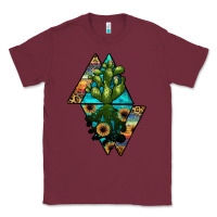 Burgundy cactus1 Classic Tee - JahusDesignShop