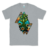 Heather Grey cactus1 Classic Tee - JahusDesignShop