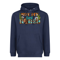 Navy Not My First Rodeo Western Heavyweight Hoodie - BundleAndBundleShop