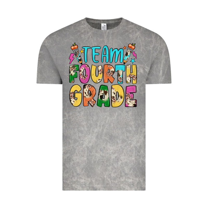 Team Fourth Grade Vintage Tee by JahusDesignShop | Teevron