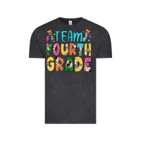 Vintage Black team fourth grade Vintage Tee - JahusDesignShop