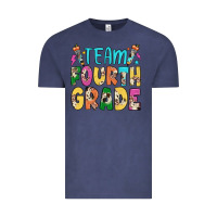 Vintage Denim team fourth grade Vintage Tee - JahusDesignShop