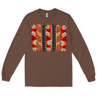 Chestnut ladybug brushstrokes Long Sleeve Tee - BarkalooDesign