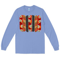 Colony Blue ladybug brushstrokes Long Sleeve Tee - BarkalooDesign