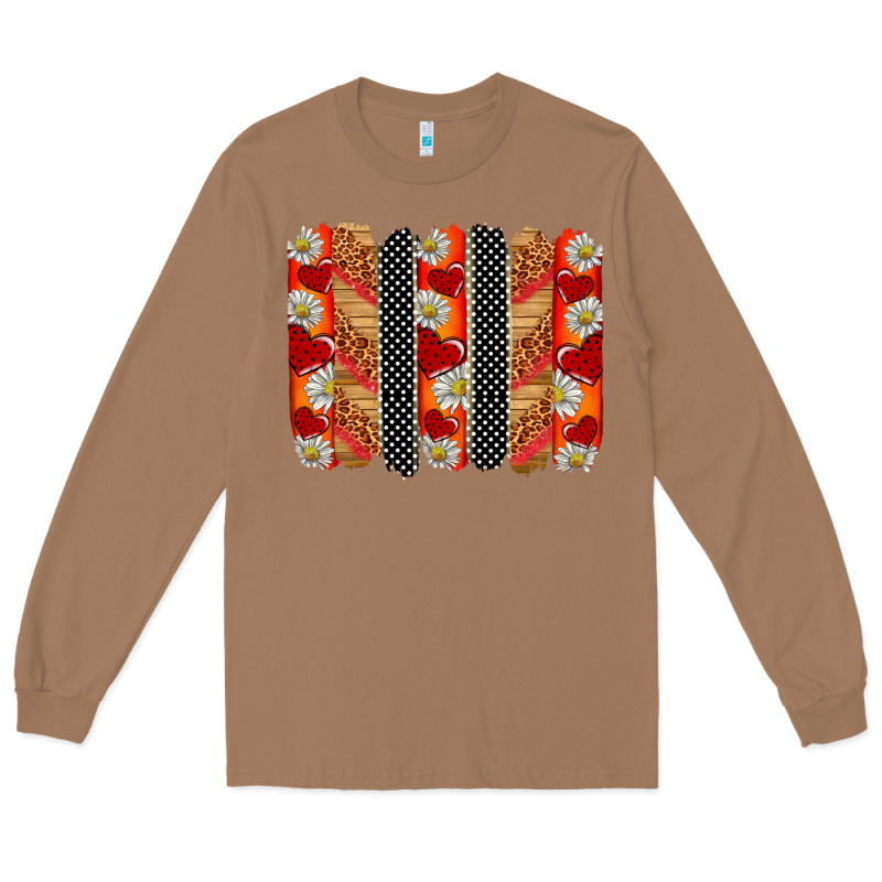 Ladybug Brushstrokes Long Sleeve Tee by BarkalooDesign | Teevron