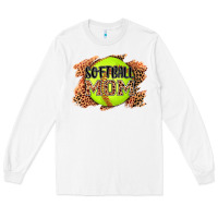 White softball mom Long Sleeve Tee - AdoDesignShop
