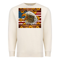Sandshell American Flag Eagle Tumbler Premium Sweatshirt - LillyAllenDesigns