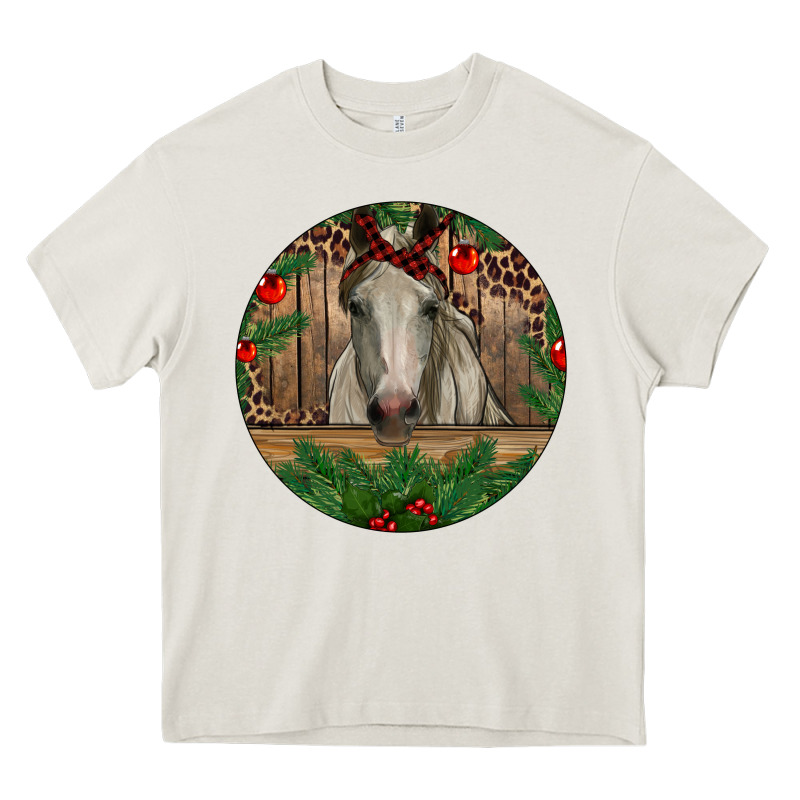 Christmas Horse Heavy Core Tee by RanaPortraitStore | Teevron