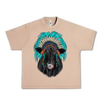 Burro black angus indian headdress Urban Heavy Tee - JahusDesignShop