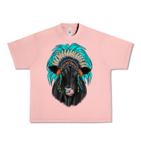 Salmon black angus indian headdress Urban Heavy Tee - JahusDesignShop