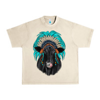 Sandshell black angus indian headdress Urban Heavy Tee - JahusDesignShop