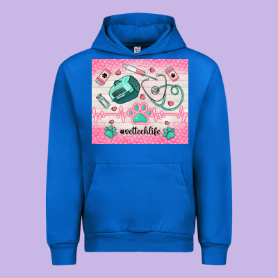 #vettechlife Urban Hoodie Designed By Tumblerdesignbyshophia