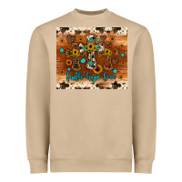 Mushroom faith hope love cross Heavyweight Sweatshirt - JahusDesignShop