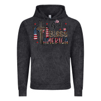 Vintage Black god bless america Vintage Hoodie - CowhideDigitalArt