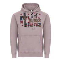 Vintage Zinc god bless america Vintage Hoodie - CowhideDigitalArt