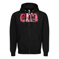 Black cna certified valentine nursing assistant valentin Zipper Hoodie - MaliasSmallBusiness