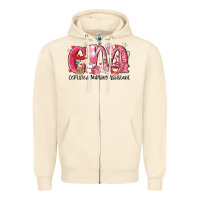 Sandshell cna certified valentine nursing assistant valentin Zipper Hoodie - MaliasSmallBusiness