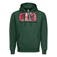 Sports Green cna certified valentine nursing assistant valentin Zipper Hoodie - MaliasSmallBusiness
