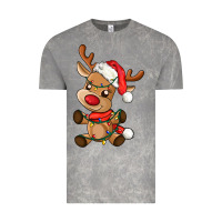 Cloud Rock baby christmas reindeer Vintage Tee - AdoDesignShop
