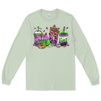 Matcha mardi gras coffee Long Sleeve Tee - Jasminsmagicworld