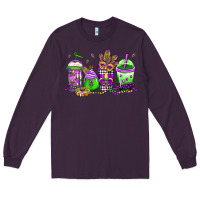 Plum mardi gras coffee Long Sleeve Tee - Jasminsmagicworld