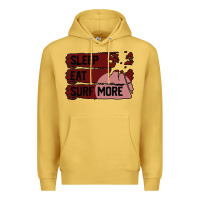Antique Gold surf, sleep, eat Premium Hoodie - Bettercallsaul