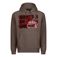 Coffee surf, sleep, eat Premium Hoodie - Bettercallsaul