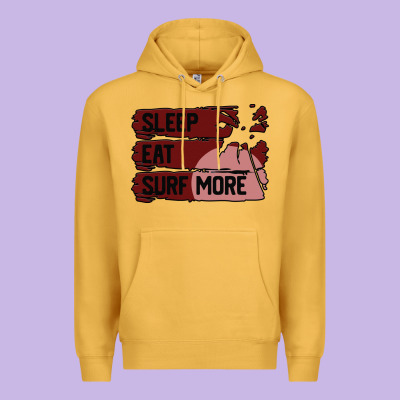 Surf, Sleep, Eat Premium Hoodie Designed By Bettercallsaul