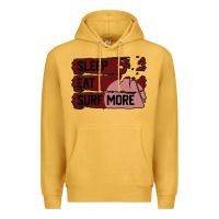 Mustard surf, sleep, eat Premium Hoodie - Bettercallsaul
