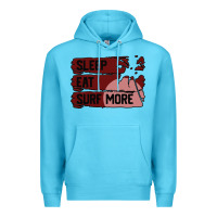 Ocean Blue surf, sleep, eat Premium Hoodie - Bettercallsaul