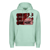 Seafoam surf, sleep, eat Premium Hoodie - Bettercallsaul