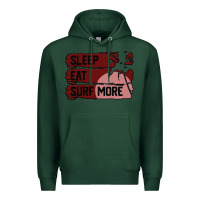 Sports Green surf, sleep, eat Premium Hoodie - Bettercallsaul