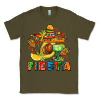 Army Green fıesta with avocado and sombrero Classic Tee - AdoDesignShop