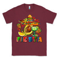 Burgundy fıesta with avocado and sombrero Classic Tee - AdoDesignShop