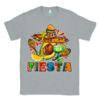 Heather Grey fıesta with avocado and sombrero Classic Tee - AdoDesignShop