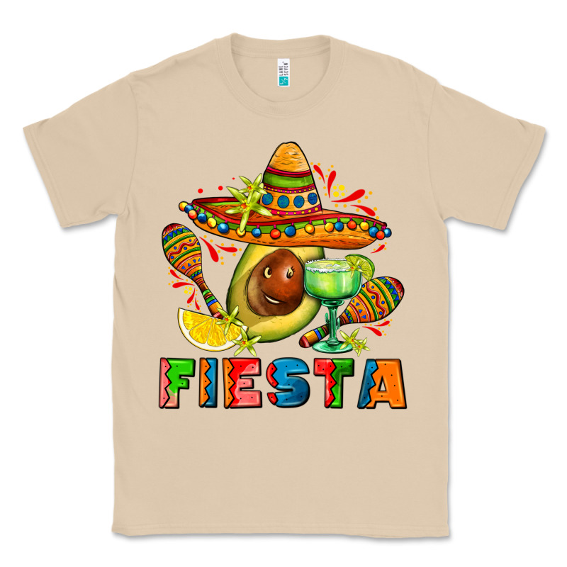 Fıesta With Avocado And Sombrero Classic Tee by AdoDesignShop | Teevron
