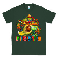 Sports Green fıesta with avocado and sombrero Classic Tee - AdoDesignShop