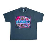 Midnight Navy me sarcastic nah Urban Heavy Tee - AdoDesignShop