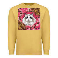 Antique Gold ragdoll cat Premium Sweatshirt - LillyAllenDesigns