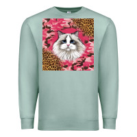 Seafoam ragdoll cat Premium Sweatshirt - LillyAllenDesigns