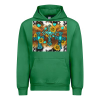 Emerald western crosses and sunflowers Urban Hoodie - TumblerDesignByShophia