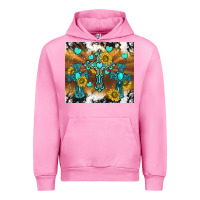 Fuchsia Pink western crosses and sunflowers Urban Hoodie - TumblerDesignByShophia