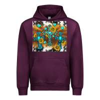 Mauve Wine western crosses and sunflowers Urban Hoodie - TumblerDesignByShophia
