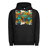 Pigment Black western crosses and sunflowers Urban Hoodie - TumblerDesignByShophia