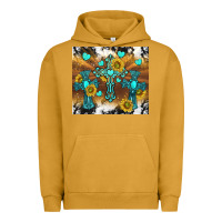 Pigment Peanut Butter western crosses and sunflowers Urban Hoodie - TumblerDesignByShophia