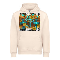 Sandshell western crosses and sunflowers Urban Hoodie - TumblerDesignByShophia