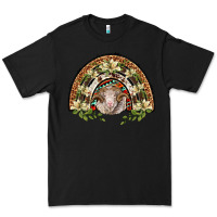 Black merino wool ram lily rainbow Premium Tee - BarkalooDesign