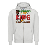 Dove Grey martin luther the king 1963 i have a dream Zipper Hoodie - MaliasSmallBusiness