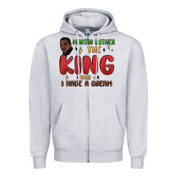 Heather Grey martin luther the king 1963 i have a dream Zipper Hoodie - MaliasSmallBusiness