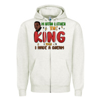 Oatmeal Heather martin luther the king 1963 i have a dream Zipper Hoodie - MaliasSmallBusiness